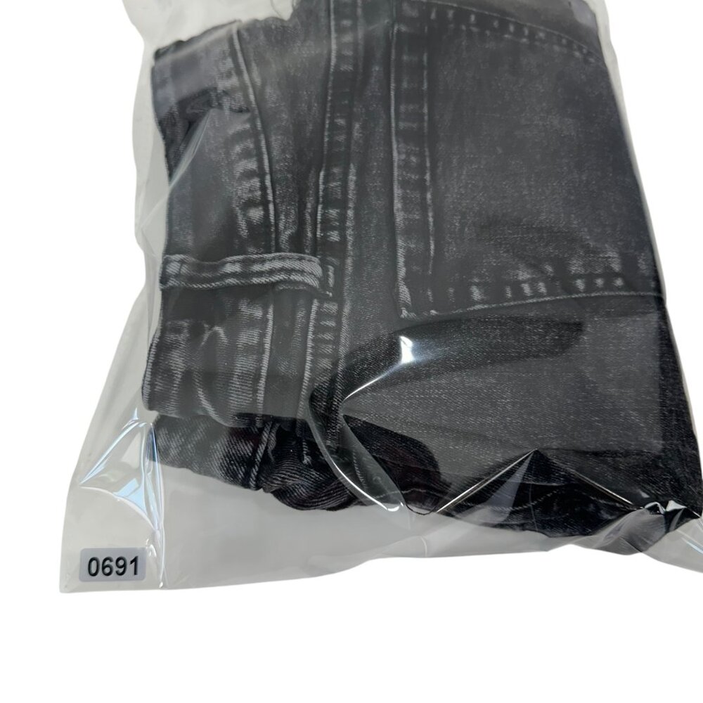 YMI DREAM Women Distressed Black Soft Denim Shorts Cut Off Button Fly Size 11/30 - Picture 11 of 11